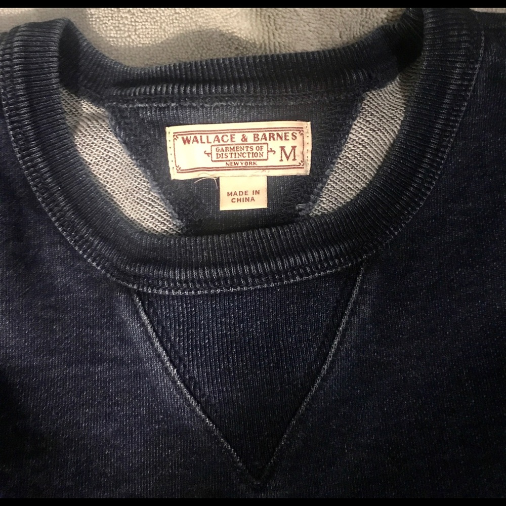 J. CREW Wallace & Barnes Jean Sweatshirt